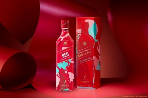 Rượu Johnnie Walker Red Label Tết 2023 - kèm hộp