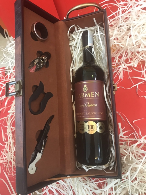 Carmen Gran Reserva Cabernet Sauvignon 750ml - kèm hộp da và phụ kiện