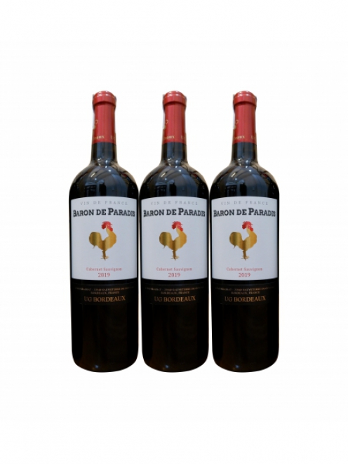 Rượu vang Pháp Baron De Paradis Cabernet Sauv 750ml 13,5 vol