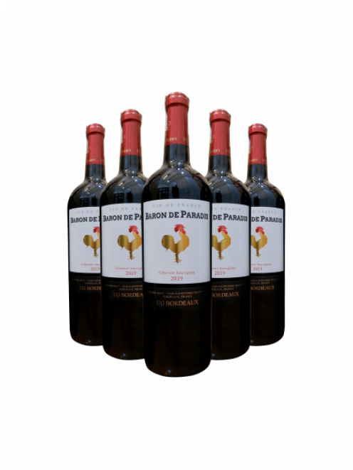 Rượu vang Pháp Baron De Paradis Cabernet Sauv 750ml 13,5 vol