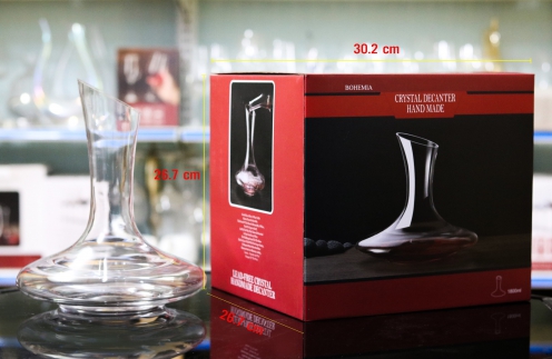 Bình thở rượu vang – decanter 1.8 lít