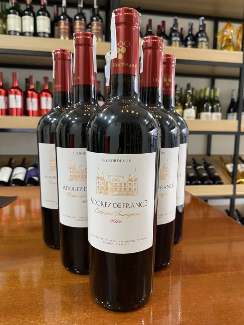 Rượu vang Pháp Adorez De France Cabernet Sauvignon 750 ml 13 vol