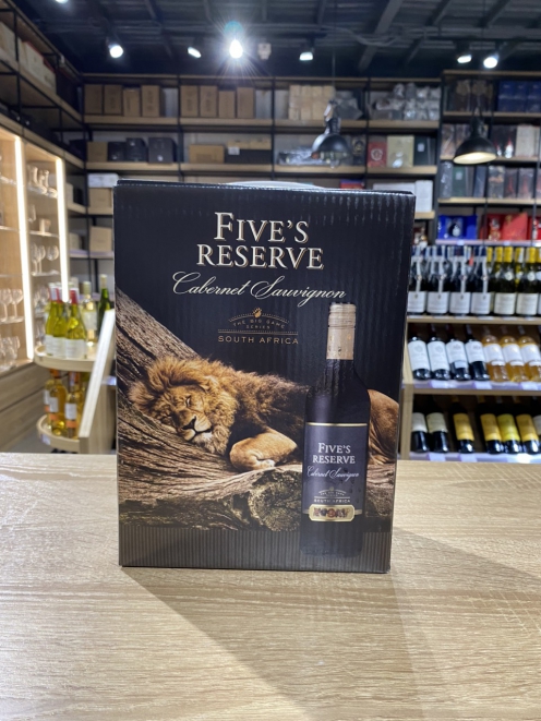 Rượu vang bịch Five’s Reserve Cabernet Sauvignon 3 lít