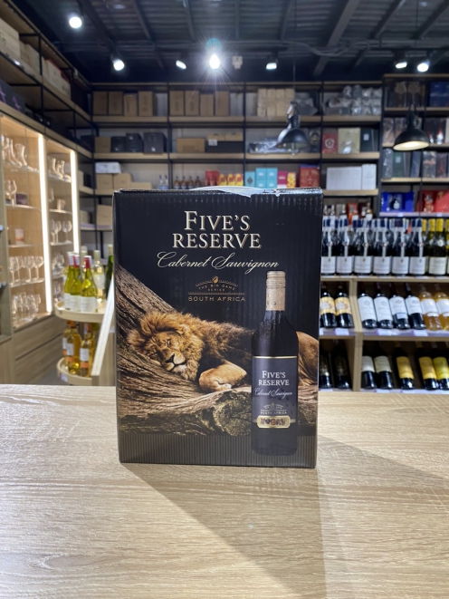 Rượu vang bịch Five’s Reserve Cabernet Sauvignon 3 lít