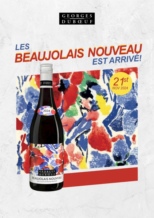 Rượu vang đỏ Beaujolais Nouveau Georges Duboeuf Pháp 12.5%  750ml