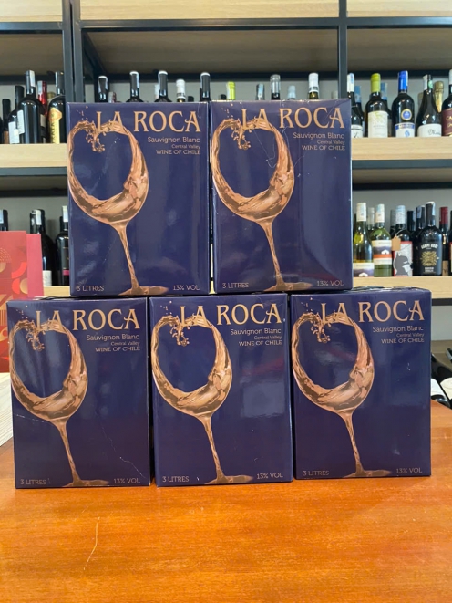 Rượu vang trắng white wine Chile La Roca 3 liter