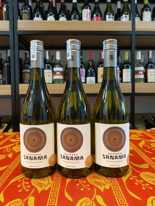 Rượu vang trắng Chile Sanama Chardonnay 13%