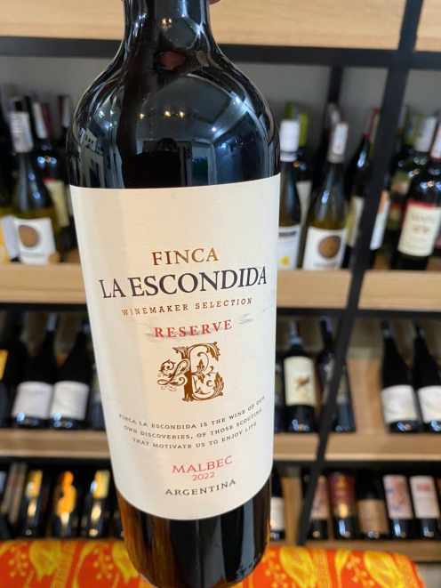 Vang đỏ Finca La Escondida Malbec Reserve Argentina 13,5% vol