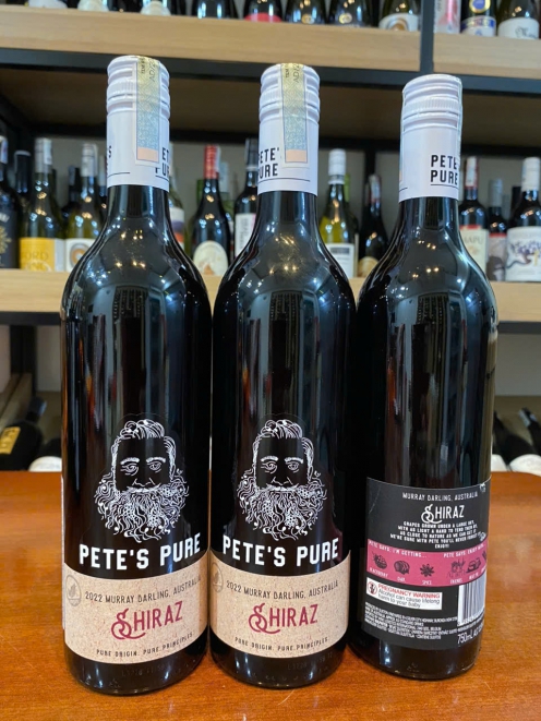 Rượu vang đỏ Úc Pete's Pure Shiraz 13.5%