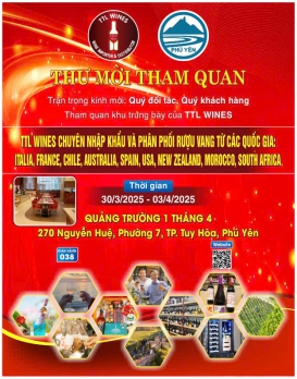 THƯ MỜI  “THAM QUAN TRIỂN LÃM GIAN HÀNG TTL WINES”