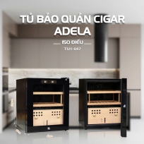 Tủ Bảo Quản Cigar Thông Minh Adela 150, Tủ Mini Màn Hình Cảm Ứng Điều Chỉnh Nhiệt Độ Và Độ Ẩm