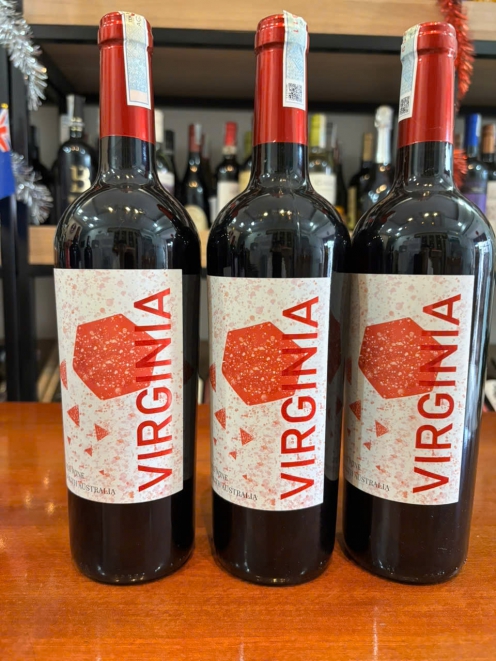 Rượu vang đỏ Red wine Virginia 750ml 14% vol.