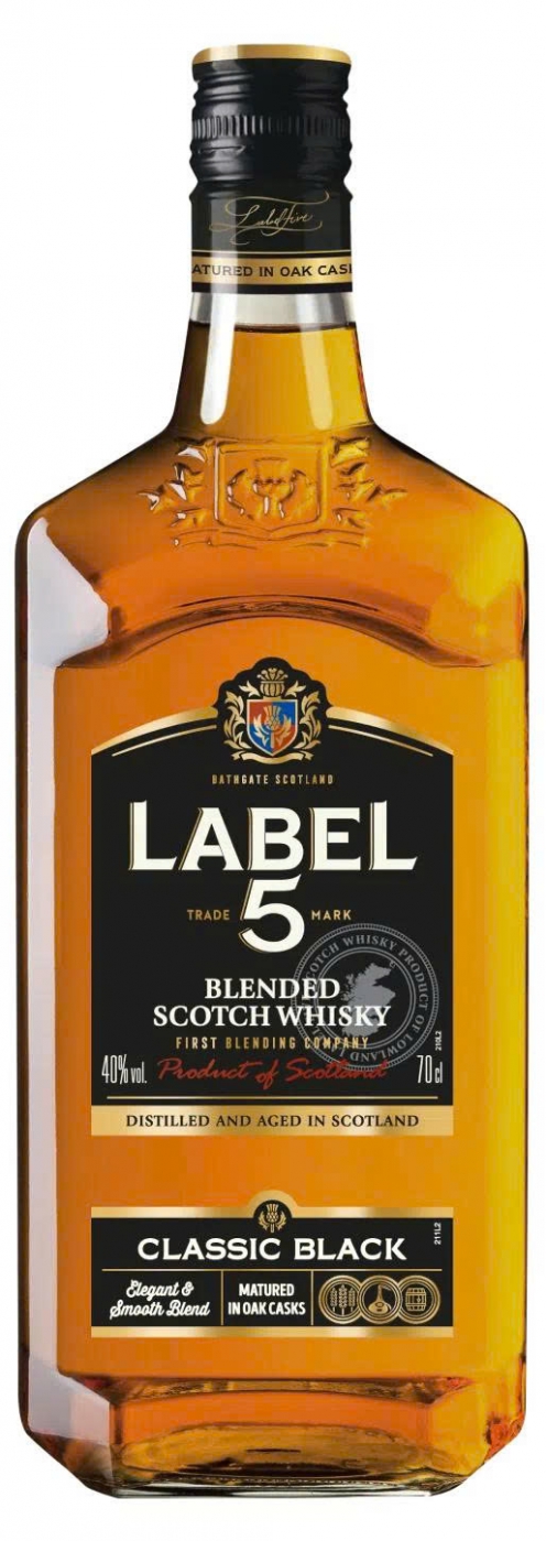 Rượu Scotch Whisky Label 5 Bourbon Barrel Classic Black 700ml