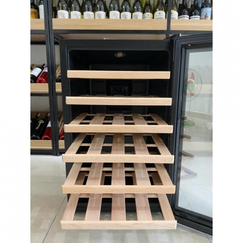 Tủ bảo quản rượu vang, tủ rượu vang 18 chai Vinocave khay gỗ