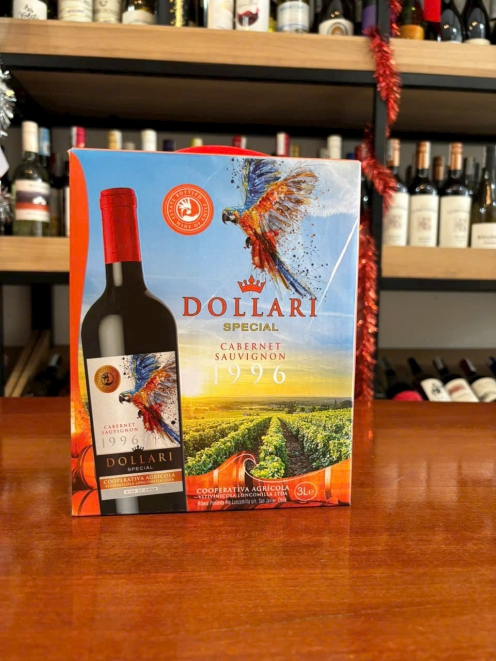 Rượu vang đỏ Chile Dollari Special Cabernet Sauvignon 3 lít 13%