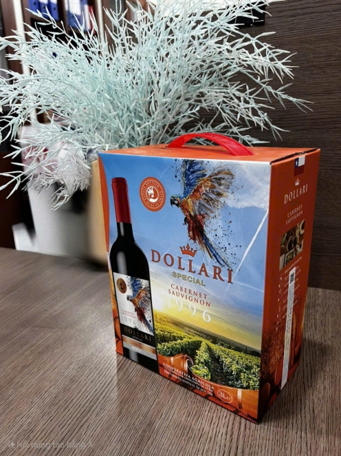 Rượu vang đỏ Chile Dollari Special Cabernet Sauvignon 3 lít 13%