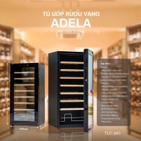 Tủ bảo quản rượu vang Adela 32 chai kệ gỗ cao cấp - Giá tốt TTL Wines HCM
