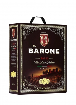 Rượu vang bịch Ý Barone Rosso 3 lít