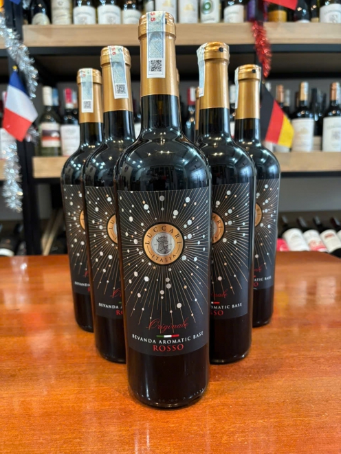 Rượu vang NGỌT Ý Luccari Rosso 750ml 10.5 vol