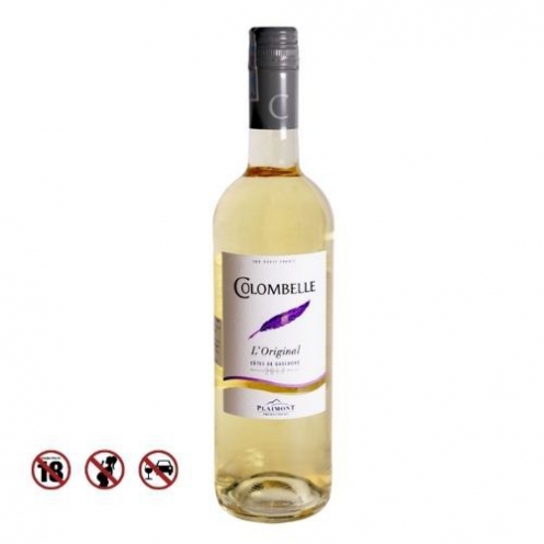 Rượu vang trắng Cotes De Gascogne Colombelle Plaimont Colombard Sauvignon Blanc IGP 750ml 11% vol