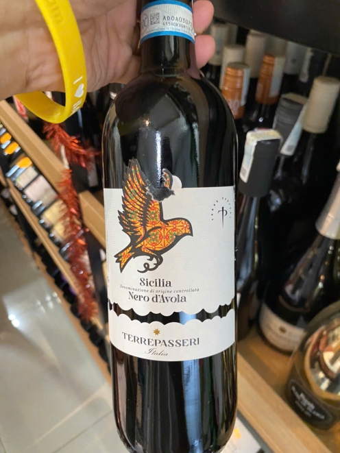 Rượu vang đỏ Terrepasseri Sicilia Nero D’Avola 750ml 13%