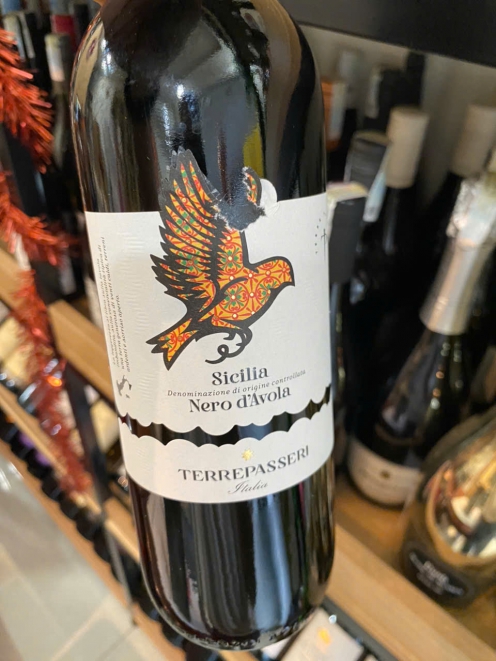 Rượu vang đỏ Terrepasseri Sicilia Nero D’Avola 750ml 13%