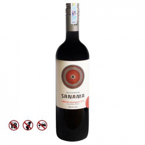 Rượu vang Chile Sanama Cabernet Saugvinon 750ml 13.5%