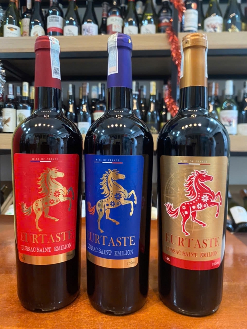Rượu vang Pháp Eurotaste Lussac Saint Emilloion 750ml 14 Tết Bính Ngọ 2026
