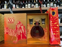 Full Set hộp quà tặng rượu Pháp Brandy XO Marquis III 750ml 40%