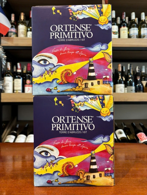 Rượu vang Ý Ortense Primitivo 2.250 ml 14%