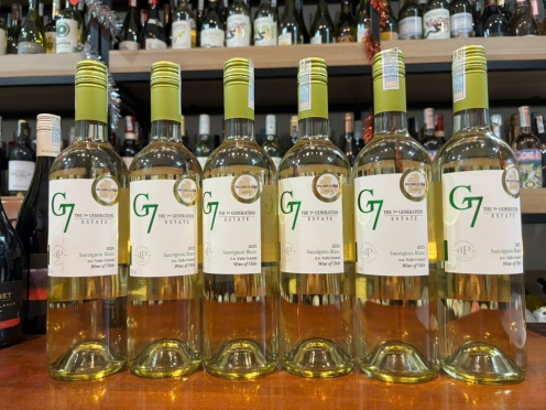 RƯỢU VANG CHILE G7 CLASICO CHARDONNAY 750ML 12.5%