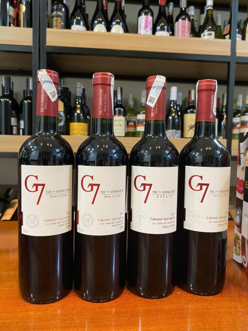 RƯỢU VANG CHILE G7 CLASICO CHARDONNAY 750ML 12.5%