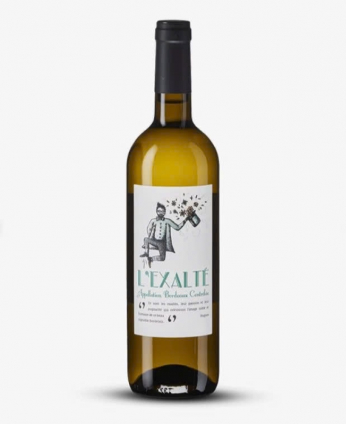 Rượu vang trắng Pháp Château L'Exalte Haut Meyreau Saugvignon Blanc Bordeaux 750ml